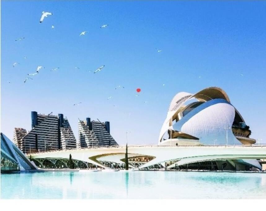 Apartamento Junto Al Mar Con Wifi Y Piscina Sagunto Exterior foto